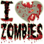 I Heart Zombies Cut Out