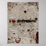 I Heart Zombies posters