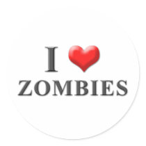 I Heart Zombies Stickers 001