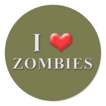 I Heart Zombies Stickers 002