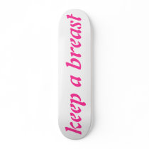 i heatr boobies skate board deck