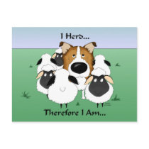 I Herd....Therefore I Am Postcard