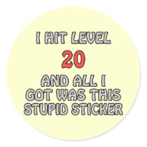 I Hit Level 20 and All I Got ...