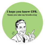 I HOPE YOU KNOW CPR stickers