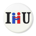 I HUG U magnets