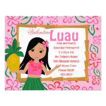 I Hula-Love You Personalized Announcements