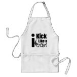 I Kick Like A Girl Apron