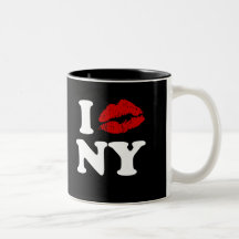 I Kiss New York Coffee Mug