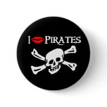 i Kiss Pirates Button