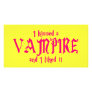 I Kissed A Vampire and I liked it Custom Photo Card