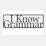 I know grammar sticker