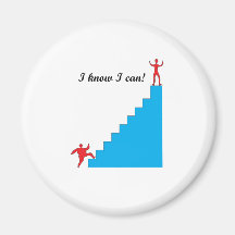 I know I can! Fridge Magnet