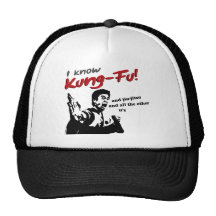 I know Kung Fu, jiu-jitsu and all the other u's Mesh Hat