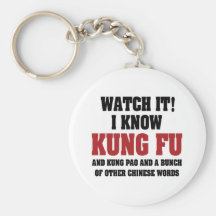 I Know Kung Fu Keychains