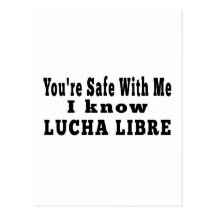 I know Lucha Libre Post Cards