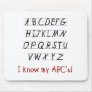 I Know My ABCs Mouse Mat