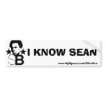 I KNOW SEAN!! Bumper Sticker bumper stickers