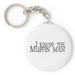 I Know The Muffin Man keychains