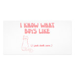 I know what boys like... I just don't care photo cards