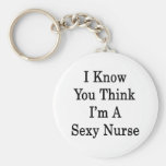 I Know You Think I'm A Sexy Nurse Key Chain