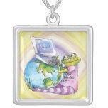 I Leap, therefore I am Personalized Necklace