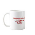 I Learned From Twitter Mug