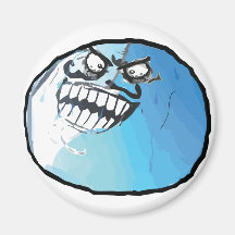 i lied face magnet