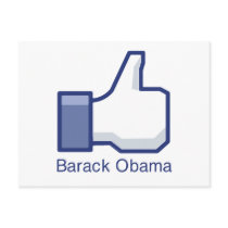 I LIKE BARACK OBAMA POSTCARD