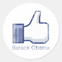 I LIKE BARACK OBAMA Vintage.png Stickers