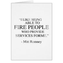 I like being able to fire people.png greeting cards