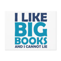 I Like Big Books and I Cannot Lie Post Cards