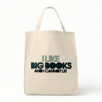 I Like Big Books Tote Bag