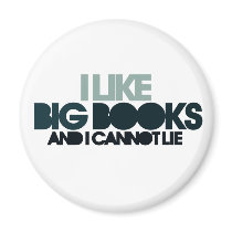 I Like Big Books Fridge Magnet