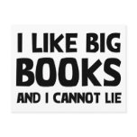 I Like Big Books postcards