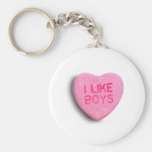 I Like Boys Key Chains