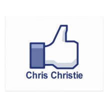 I LIKE CHRIS CHRISTIE POSTCARD