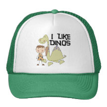 I Like Dinos - Boy Tshirts and Gifts Hats