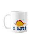 I Like Dinosaurs mugs