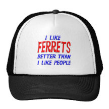 I Like Ferrets Better Than I Like People Hat