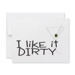 I Like It Dirty Martini invitations