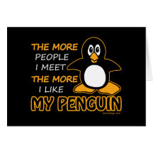 I Like My Penguin Card