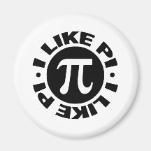 I Like Pi Magnets