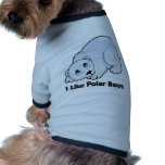 I Like Polar Bears pet clothing