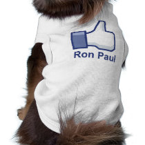 I LIKE RON PAUL DOGGIE TSHIRT