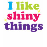 I Like Shiny Things V-Neck t-shirts