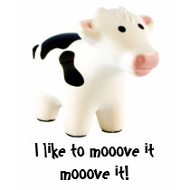 I like to mooove it mooove it! t-shirts