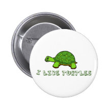 I Like Turtles Buttons