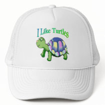 I Like Turtles Mesh Hat