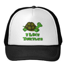 I Like Turtles Trucker Hat