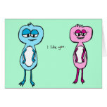 i like you - monster card